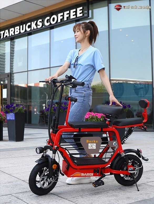 Xe Đạp Điện Bruke Pin Lithium 15Ah Xe Đạp Điện Bruke Pin Lithium 15Ah