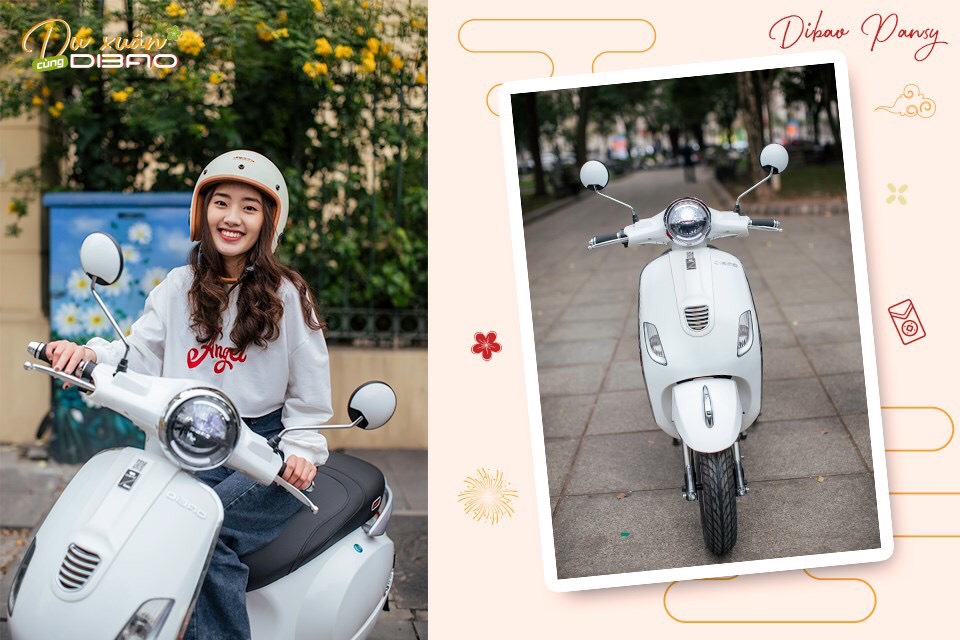 Xe máy điện Vespas Dibao Pansy 2019 có giá bao nhiêu? Tính đến tháng 02/2020 mới nhất