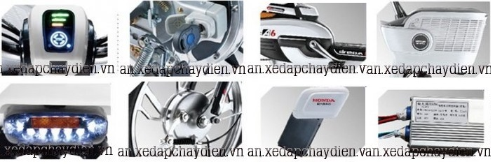 chi tiết xe đạp điện Honda A6