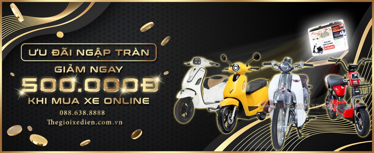 Ưu đãi ngập tràn: Mua xe online giảm ngay 500.000 đồng