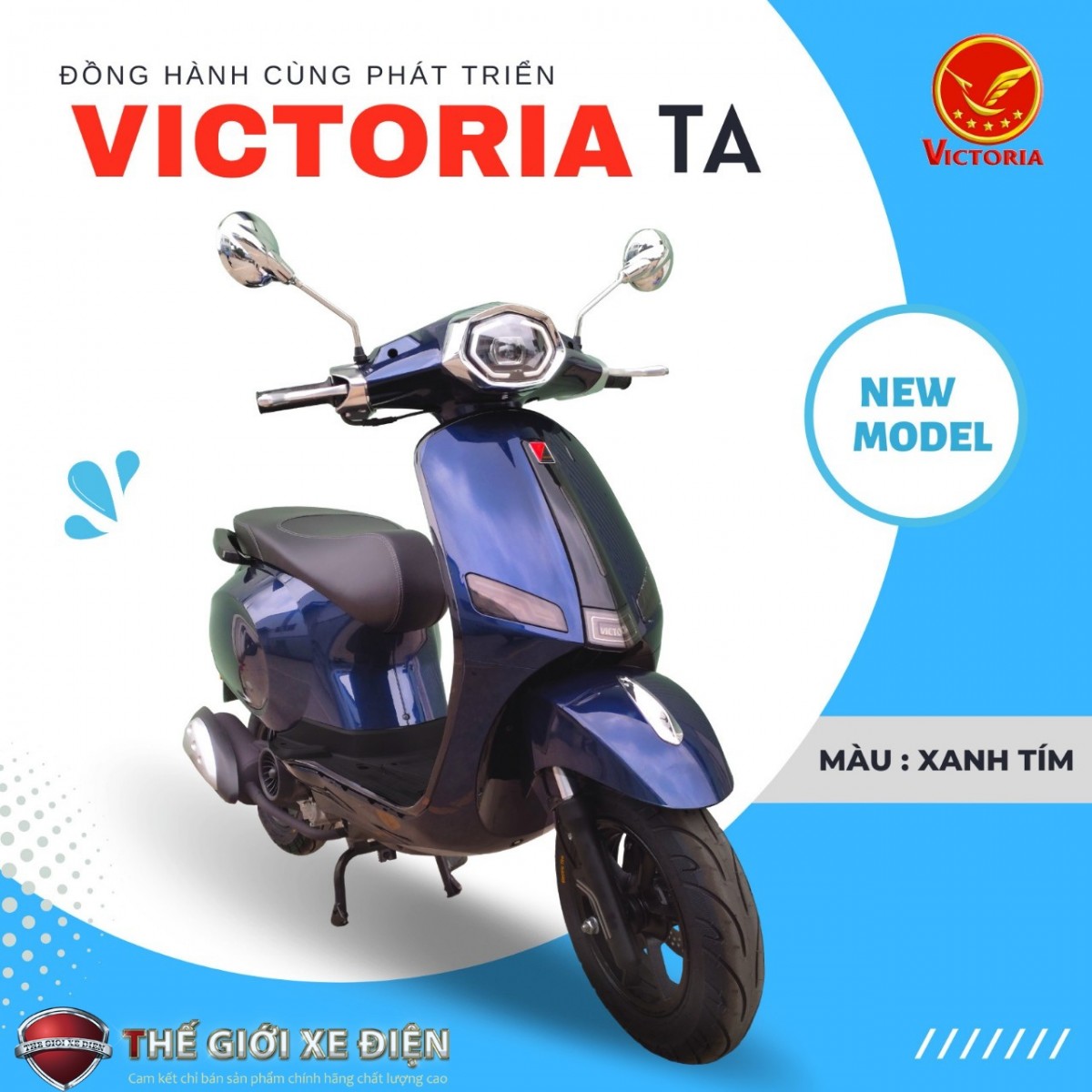 Xe Tay Ga 50cc Victoria TA Việt Nhật 2022